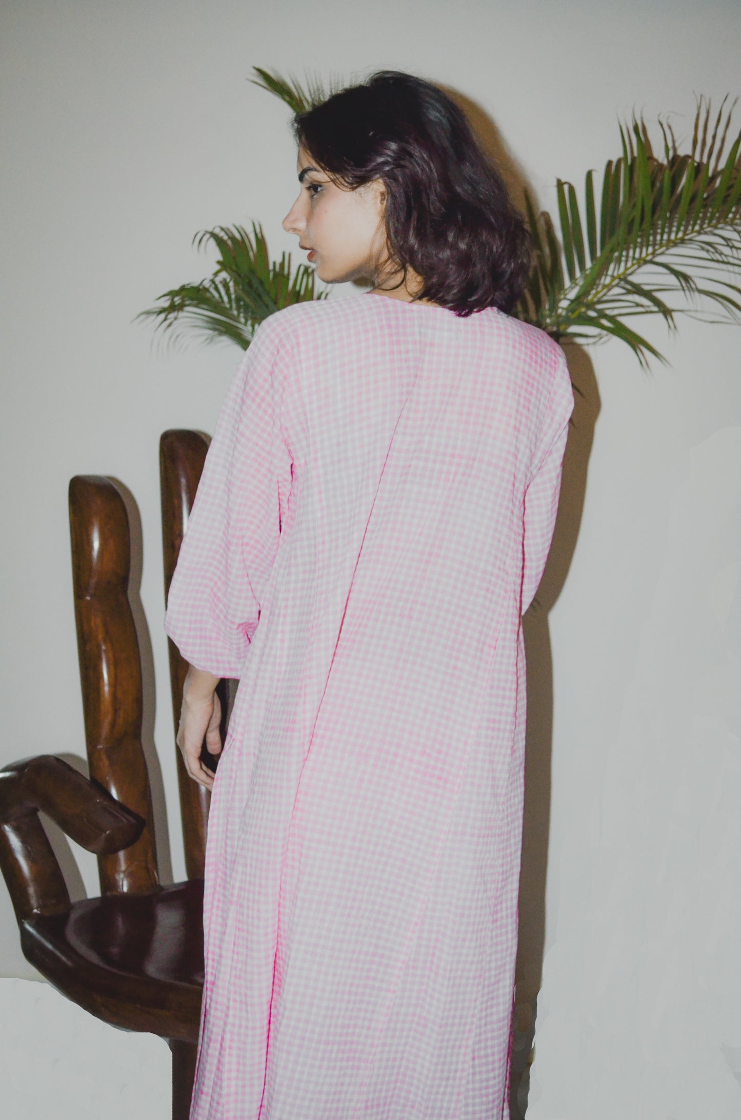 Pink Gingham Coord Set