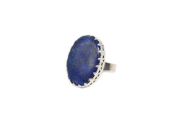 Lapizlazuli In Prong Setting