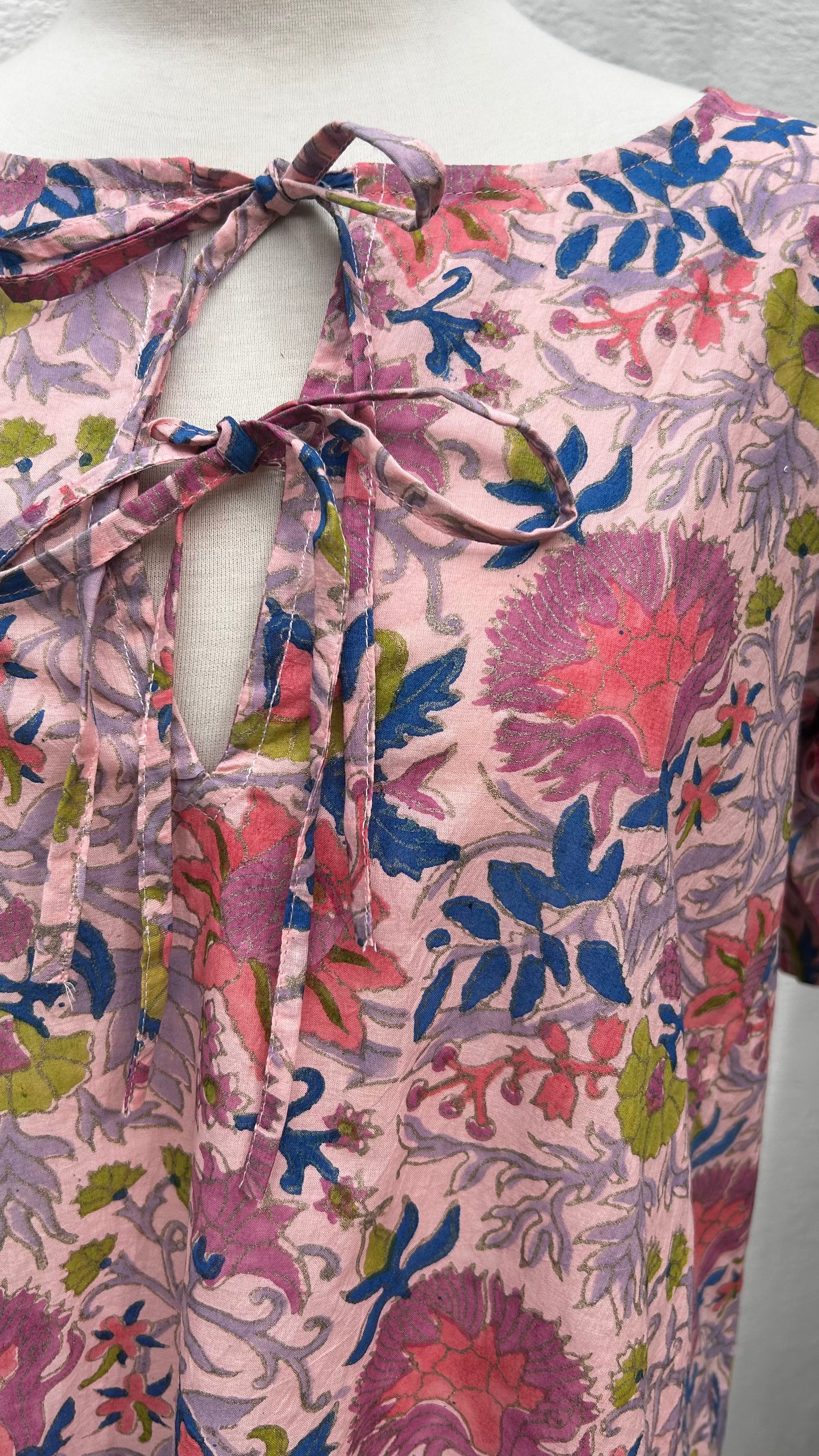 Pink Puff Sleeve Top