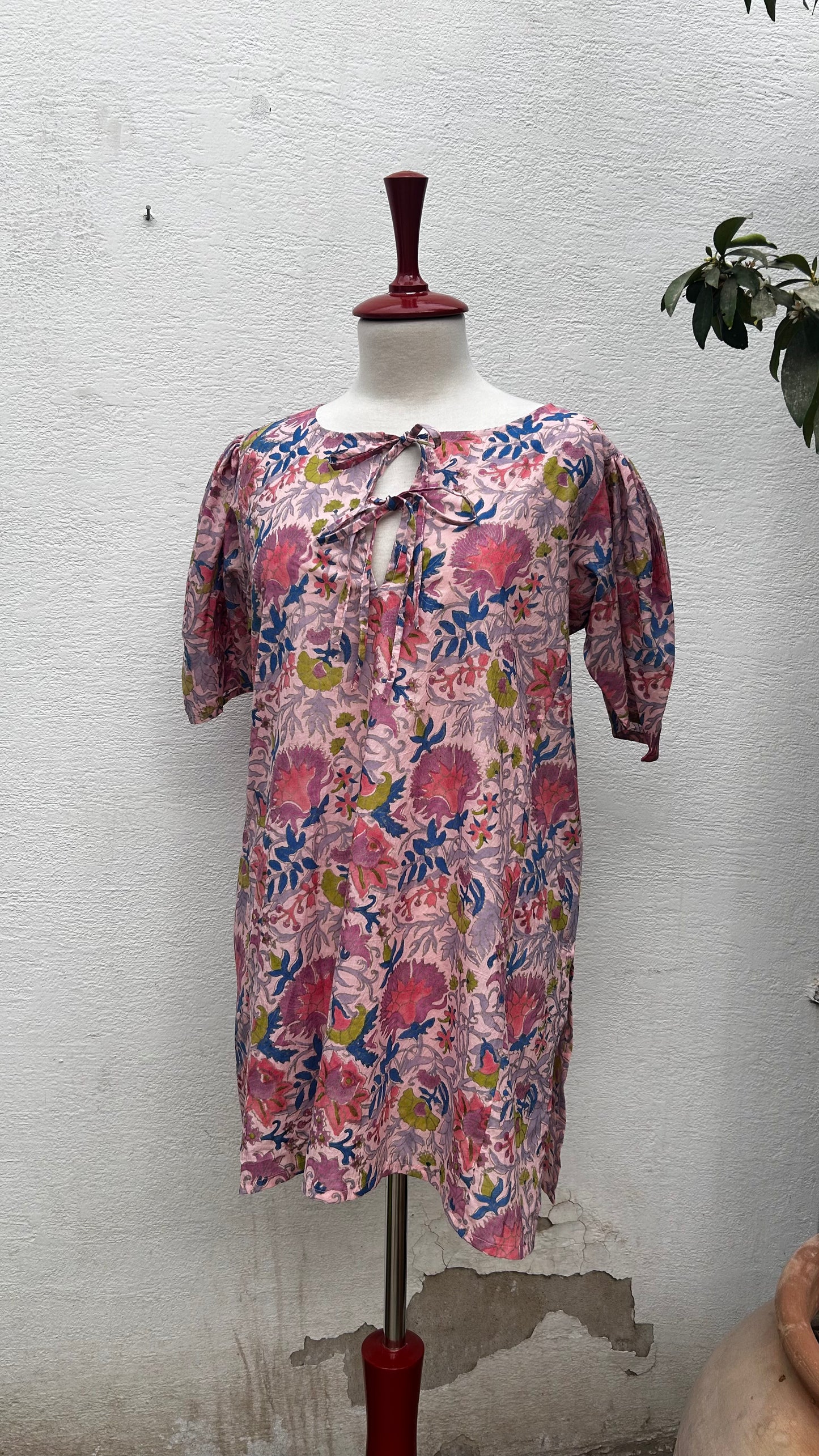 Pink Puff Sleeve Top
