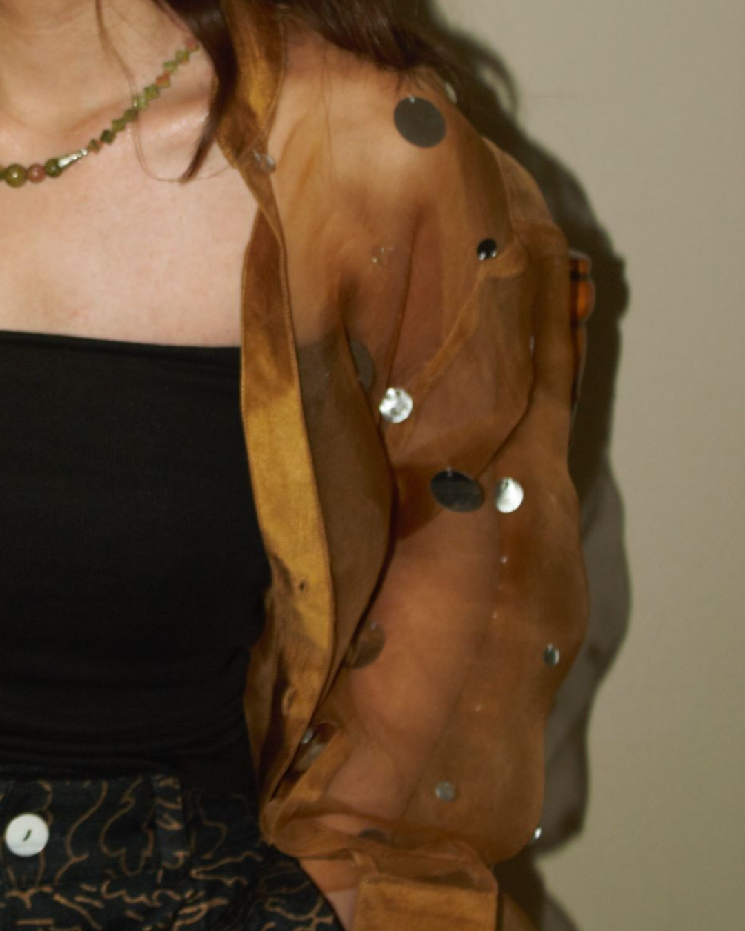 Amber Safar Organza Shirt