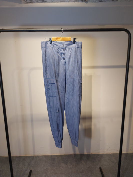 Blue Cargo Pants