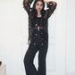 Charcoal Safar Organza Shirt