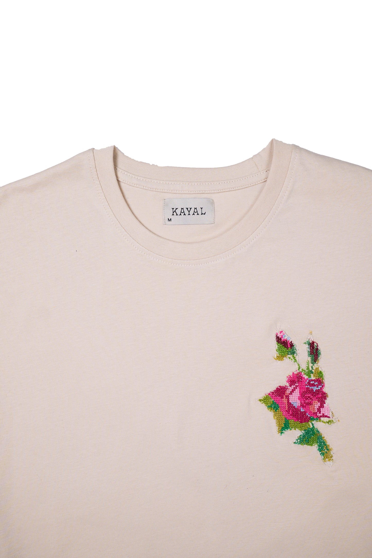 Rose Cross Stitch T-Shirt